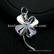 Women favorite flower shape 925 sterling silver pendant